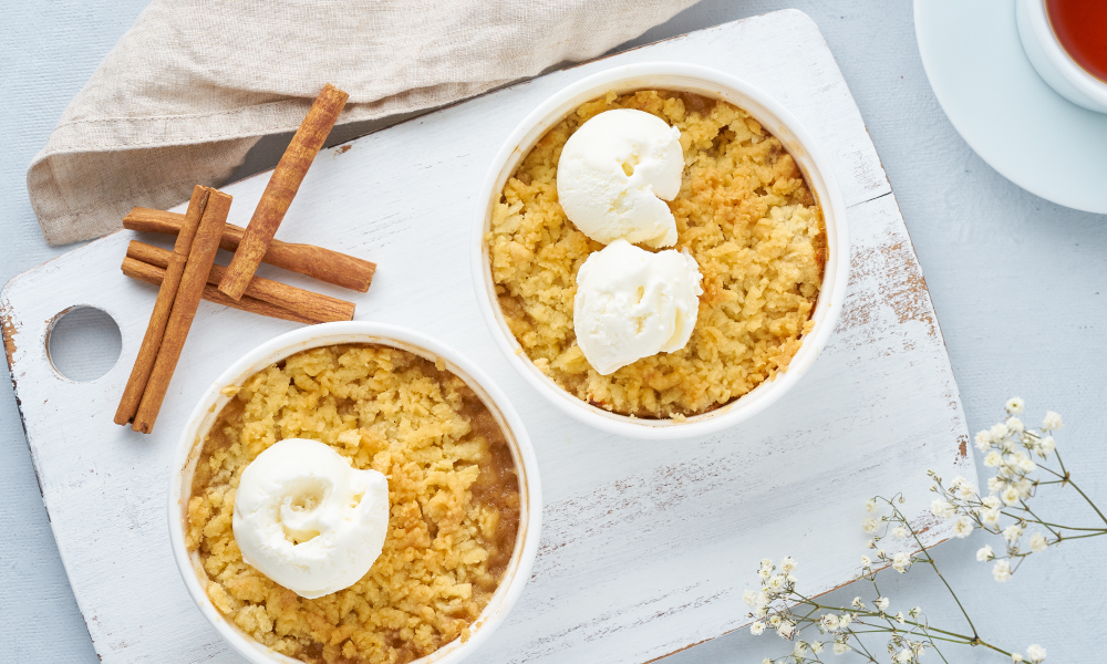 receitas fáceis na airfryer Crumble