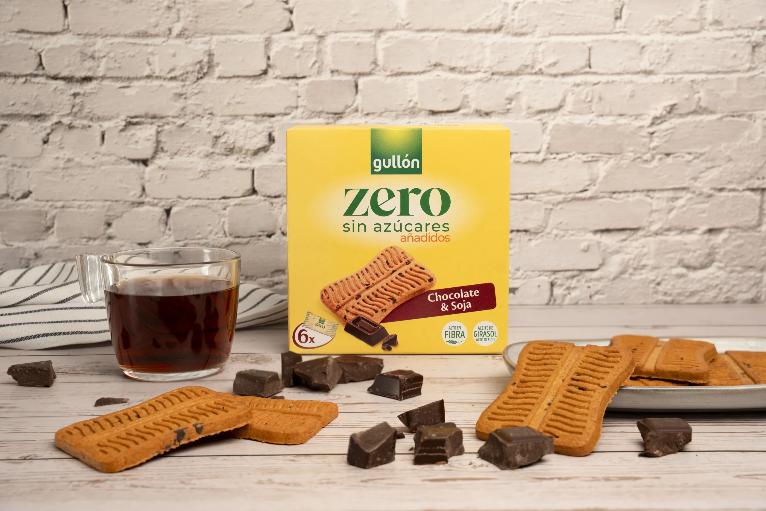 Bolachas Gullon Zero Sem Açúcares Snack Chocolate