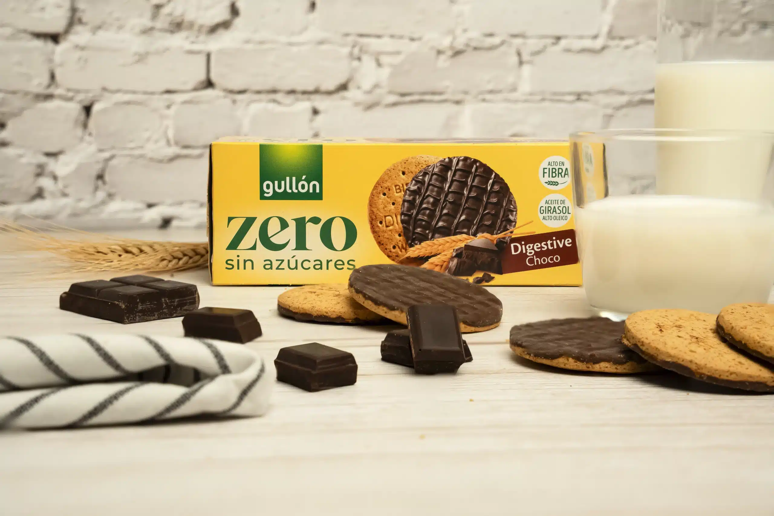 Bolachas Gullón Zero Sin Azúcares Digestive Chocolate