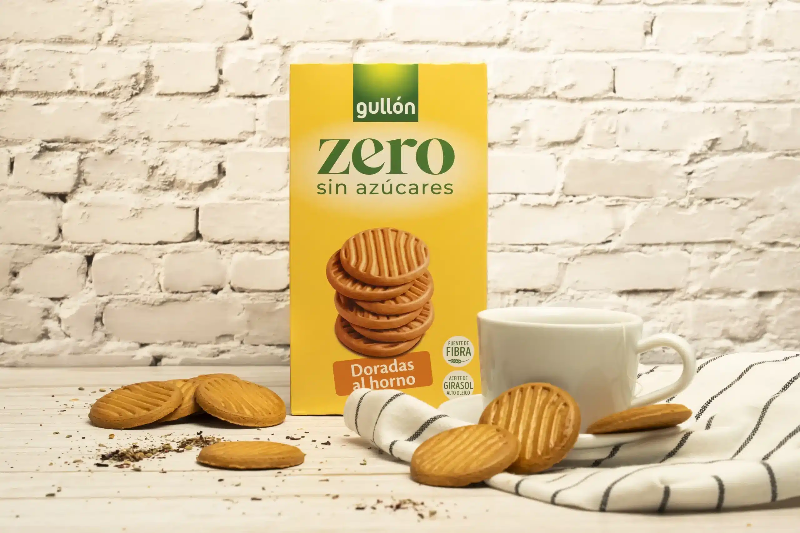 Bolachas Gullon Zero Sem Açucares Doradas al Horno