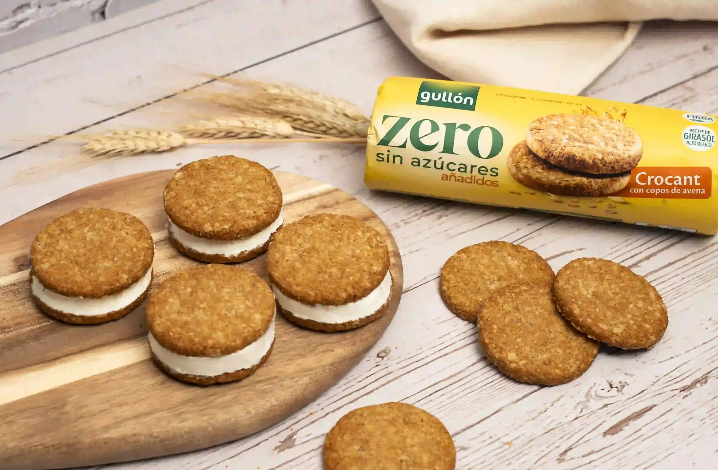 bolachas Gullon Zero Sem Açucares crocant