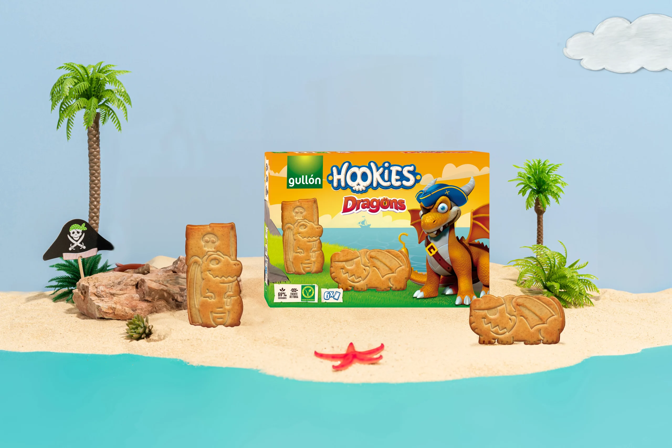 Hookies Bolachas Gullon-Dragons