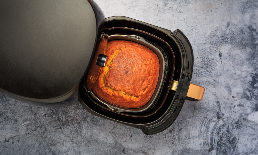 receitas fáceis na airfryer bolo