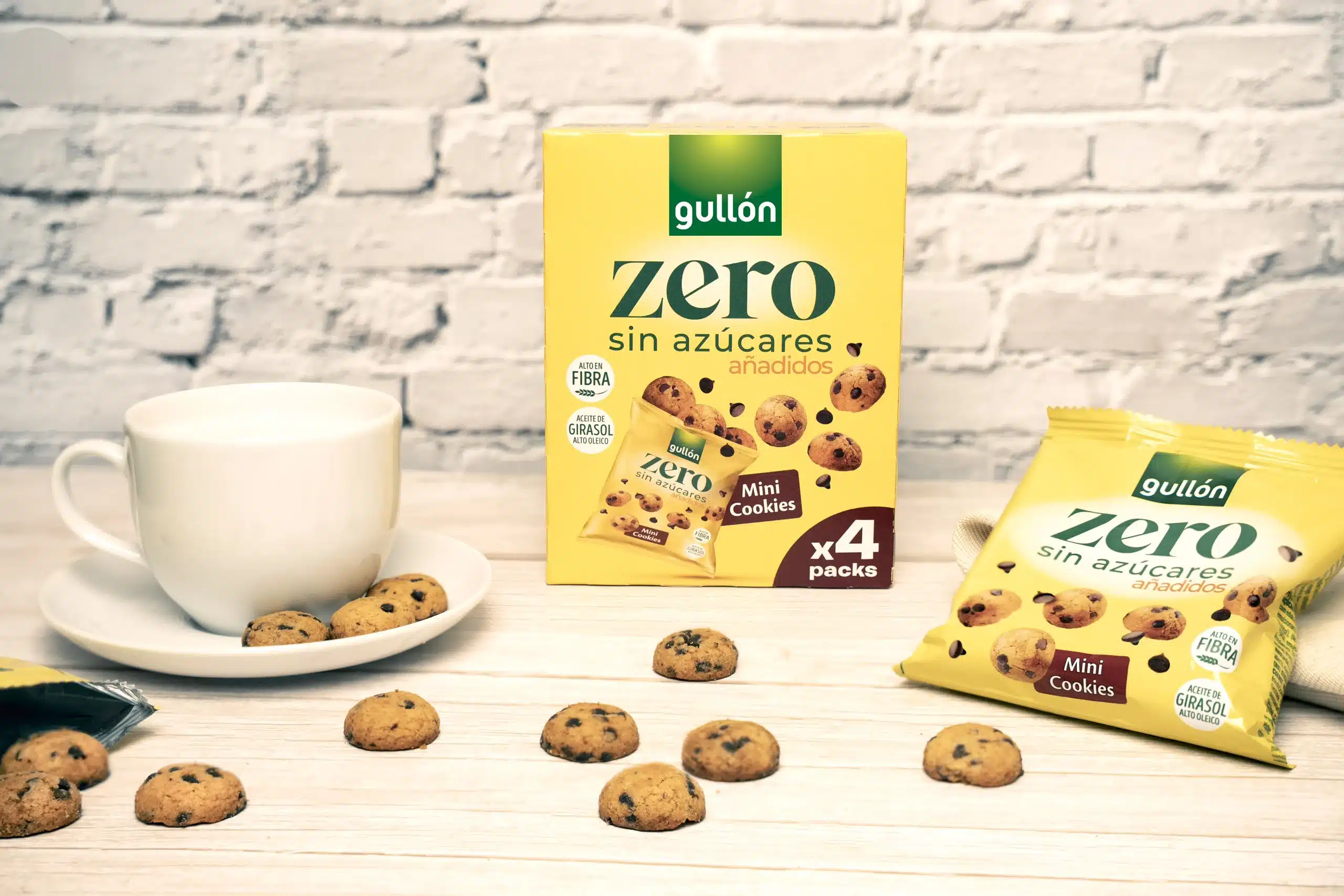 Bolachas Gullón Zero Sin Azúcares Mini Cookies