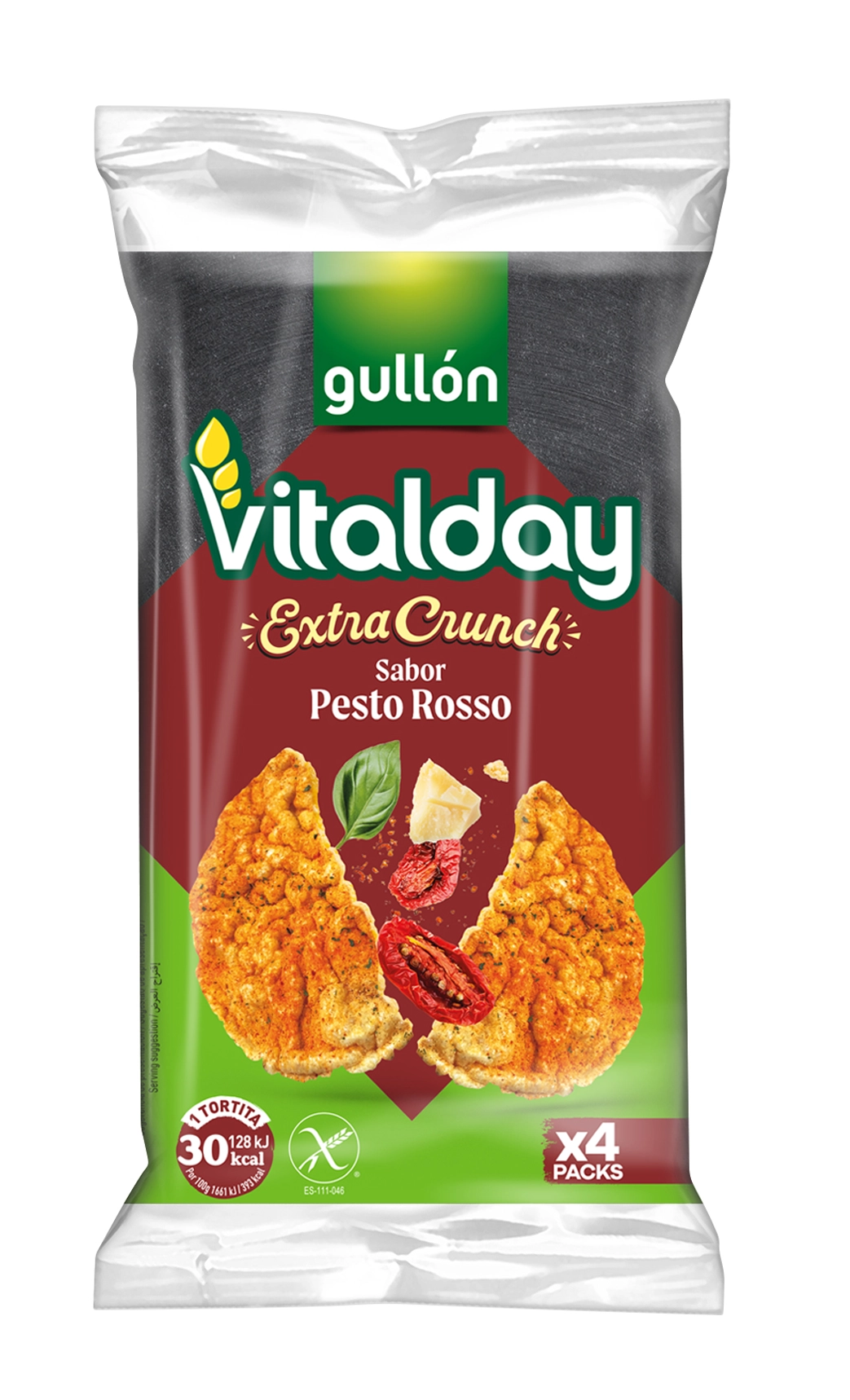 tortitas pesto rosso